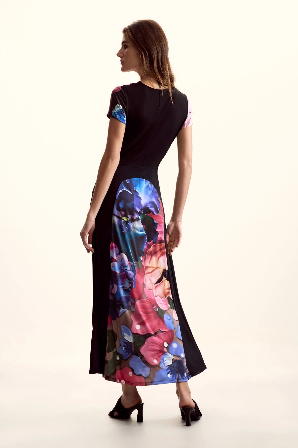 Desigual Short Sleeve Lacroix Maxi Dress - Flea Boutiques