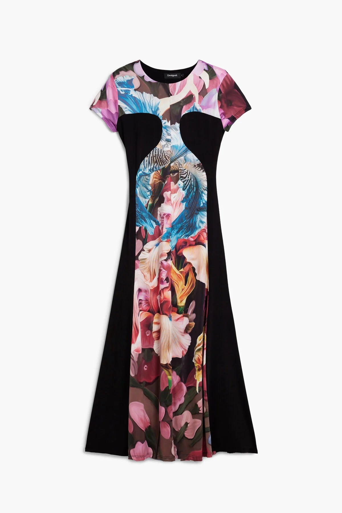 Desigual Short Sleeve Lacroix Maxi Dress - Flea Boutiques