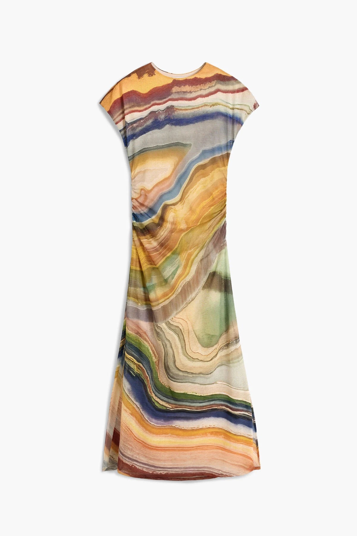 Desigual short sleeve Mesh Column Dress - Flea Boutiques