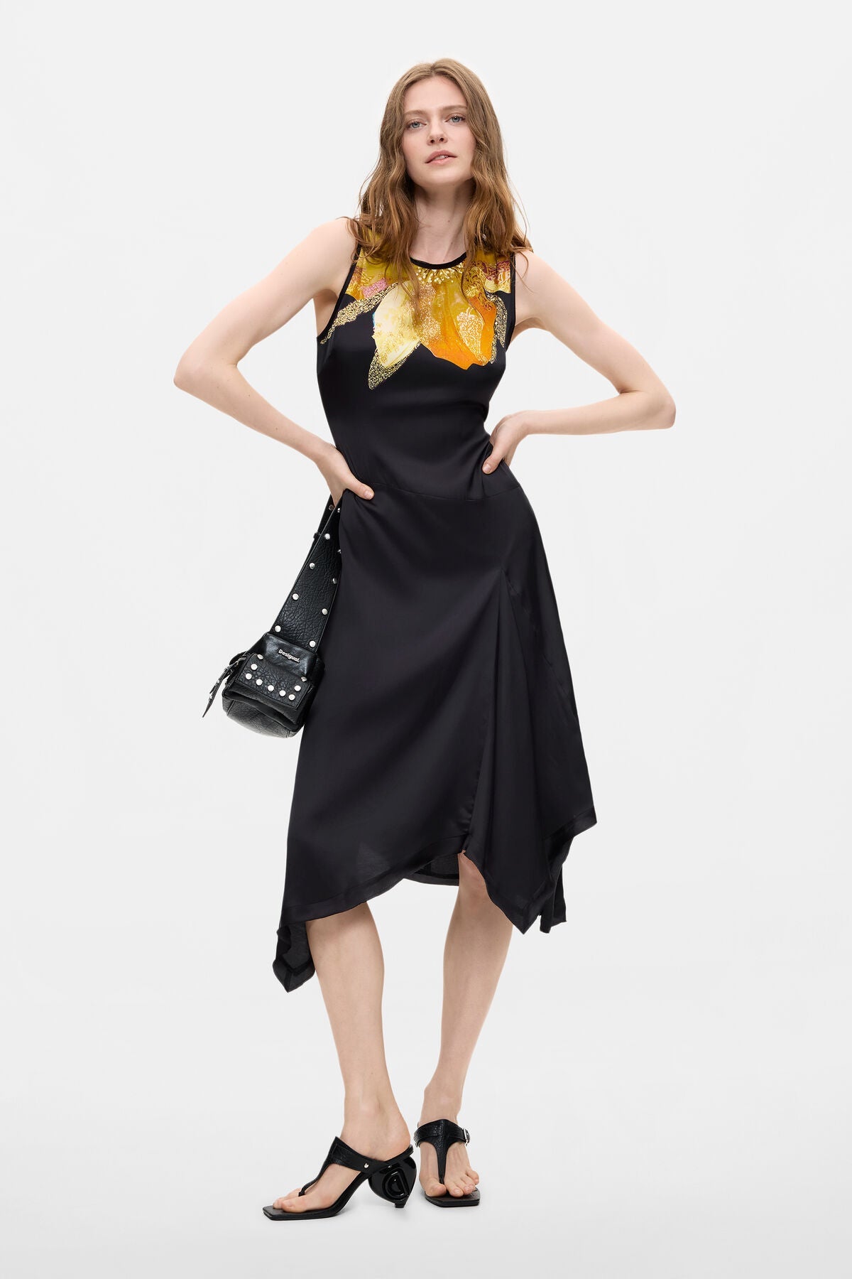 Desigual sleeveless Midi Dress - Flea Boutiques