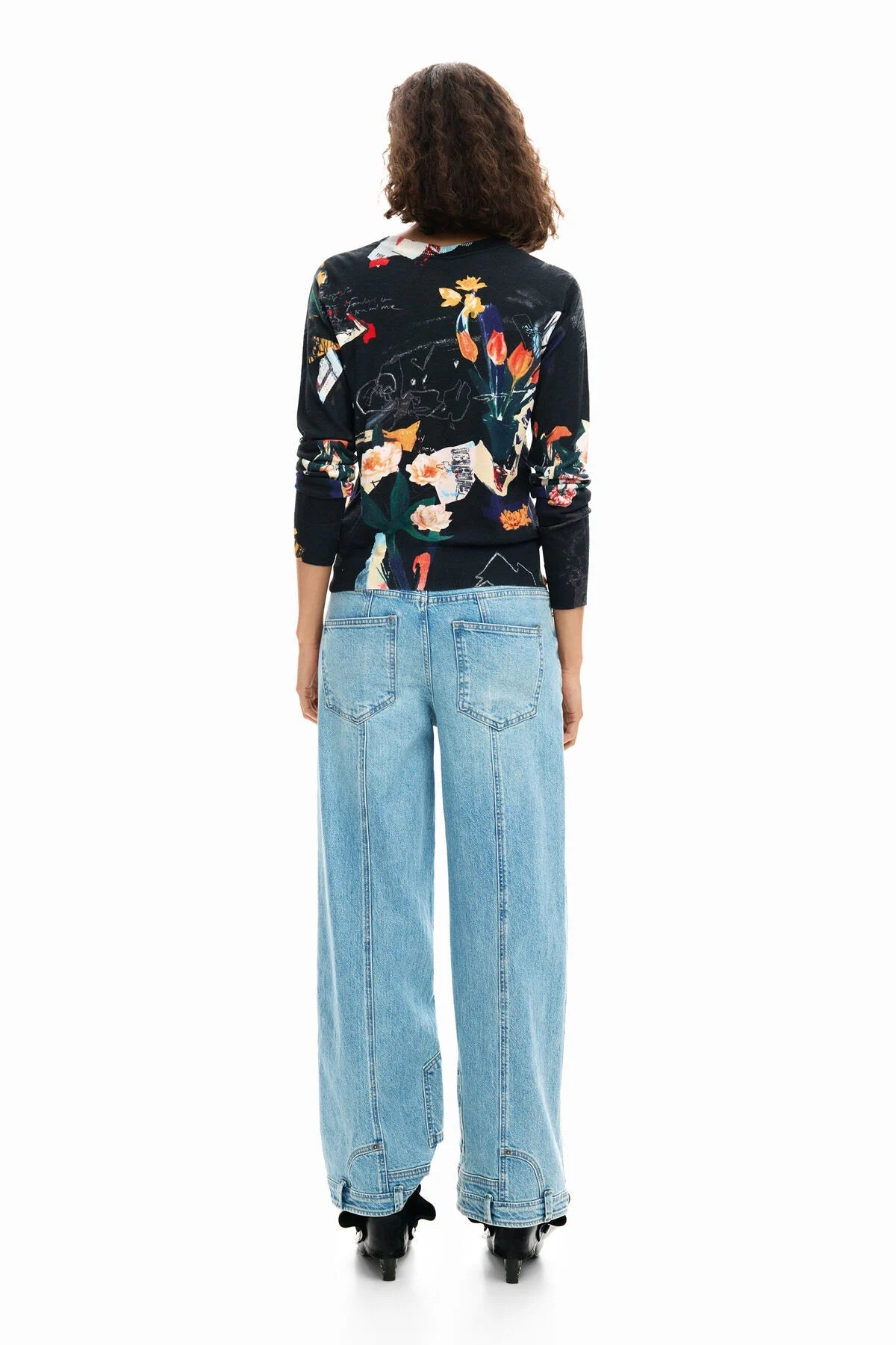 Desigual Thin Plants Sweater - Flea Boutiques