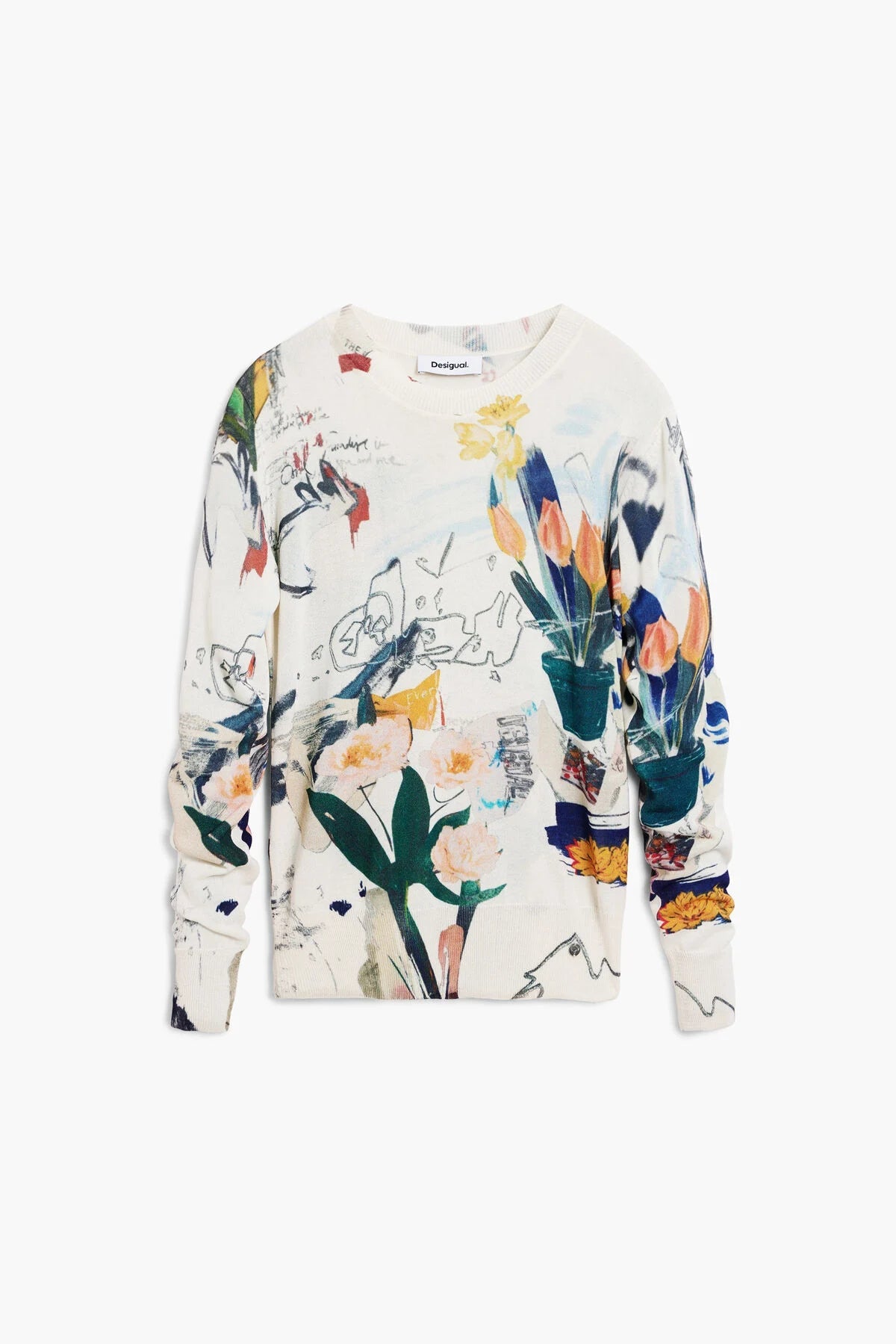 Desigual Thin Plants Sweater - Flea Boutiques