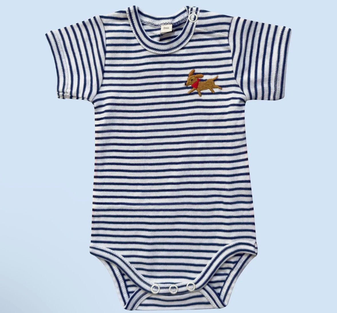 Dog Embroidery Onesie - Flea Boutiques