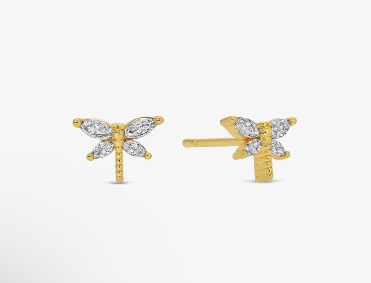 Dragonfly Studs - Flea Boutiques