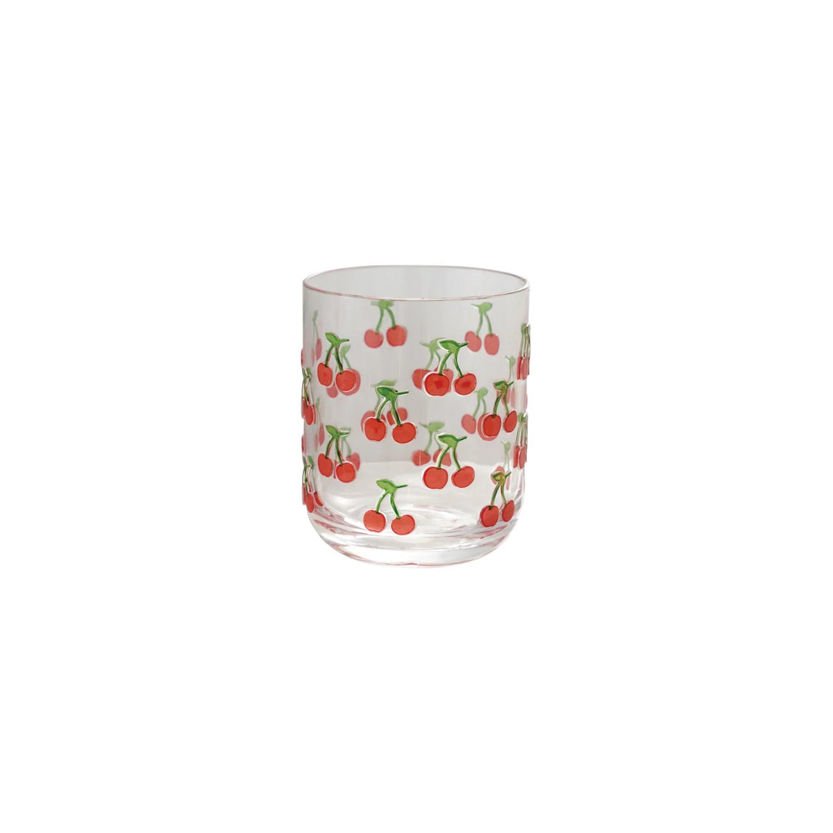 Drinking Glass with Cherries - Flea Boutiques