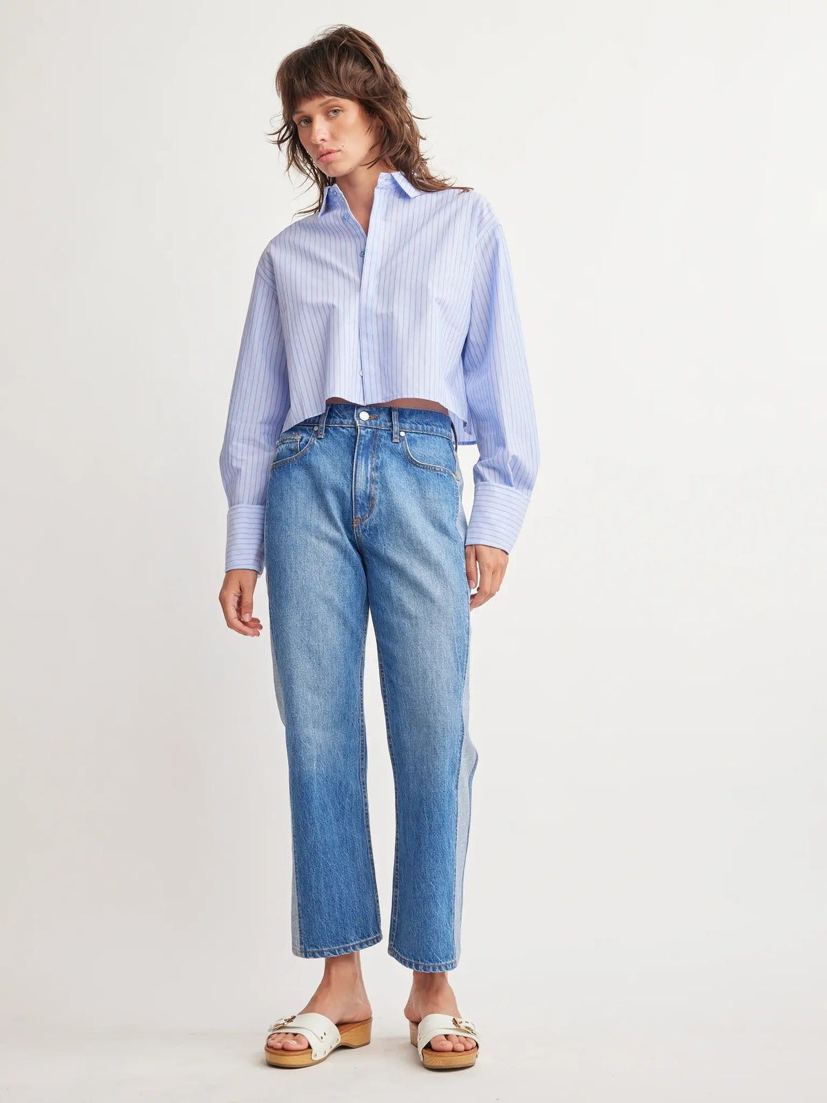 Elodie Crop Shirt - Flea Boutiques