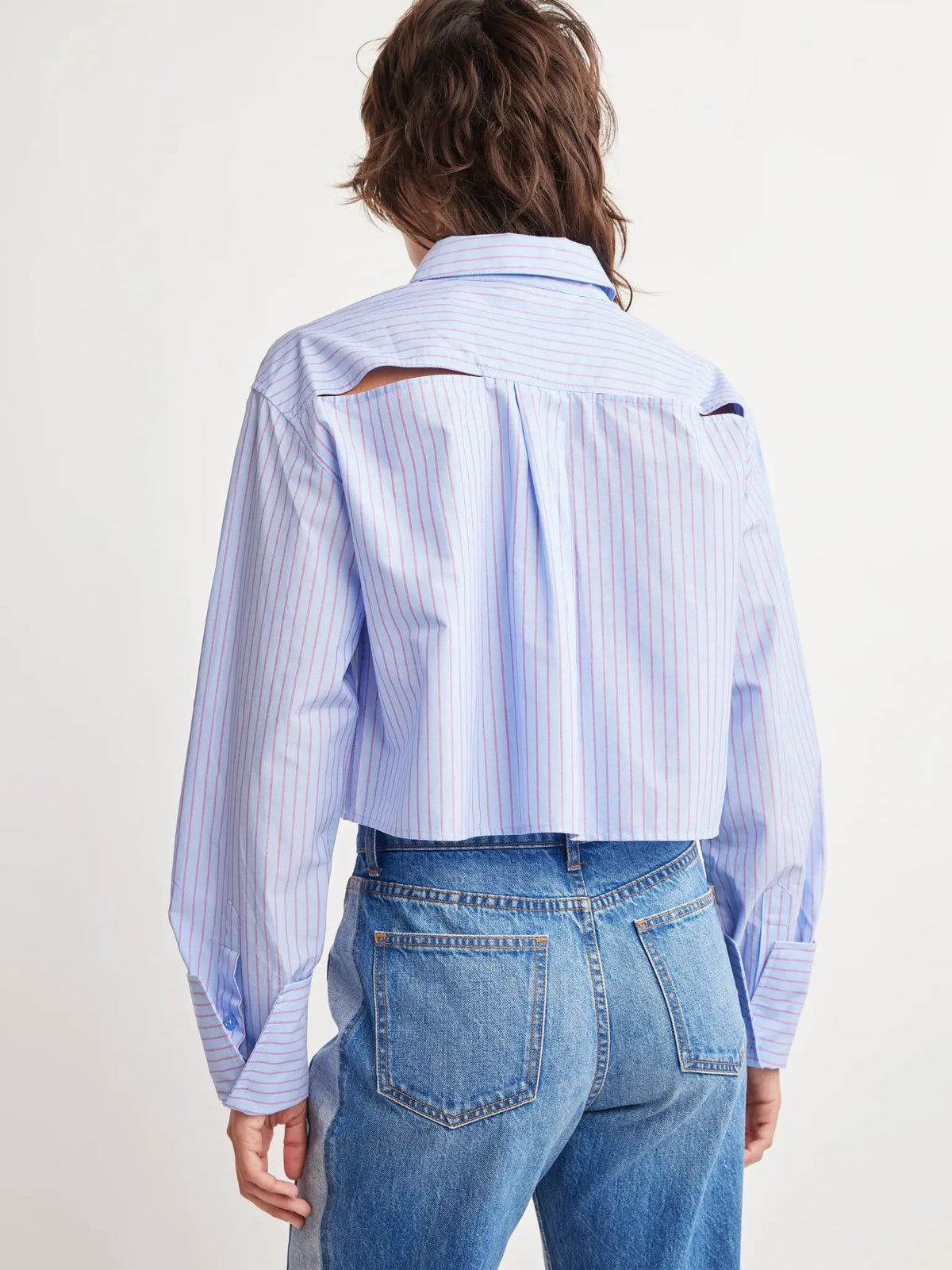 Elodie Crop Shirt - Flea Boutiques