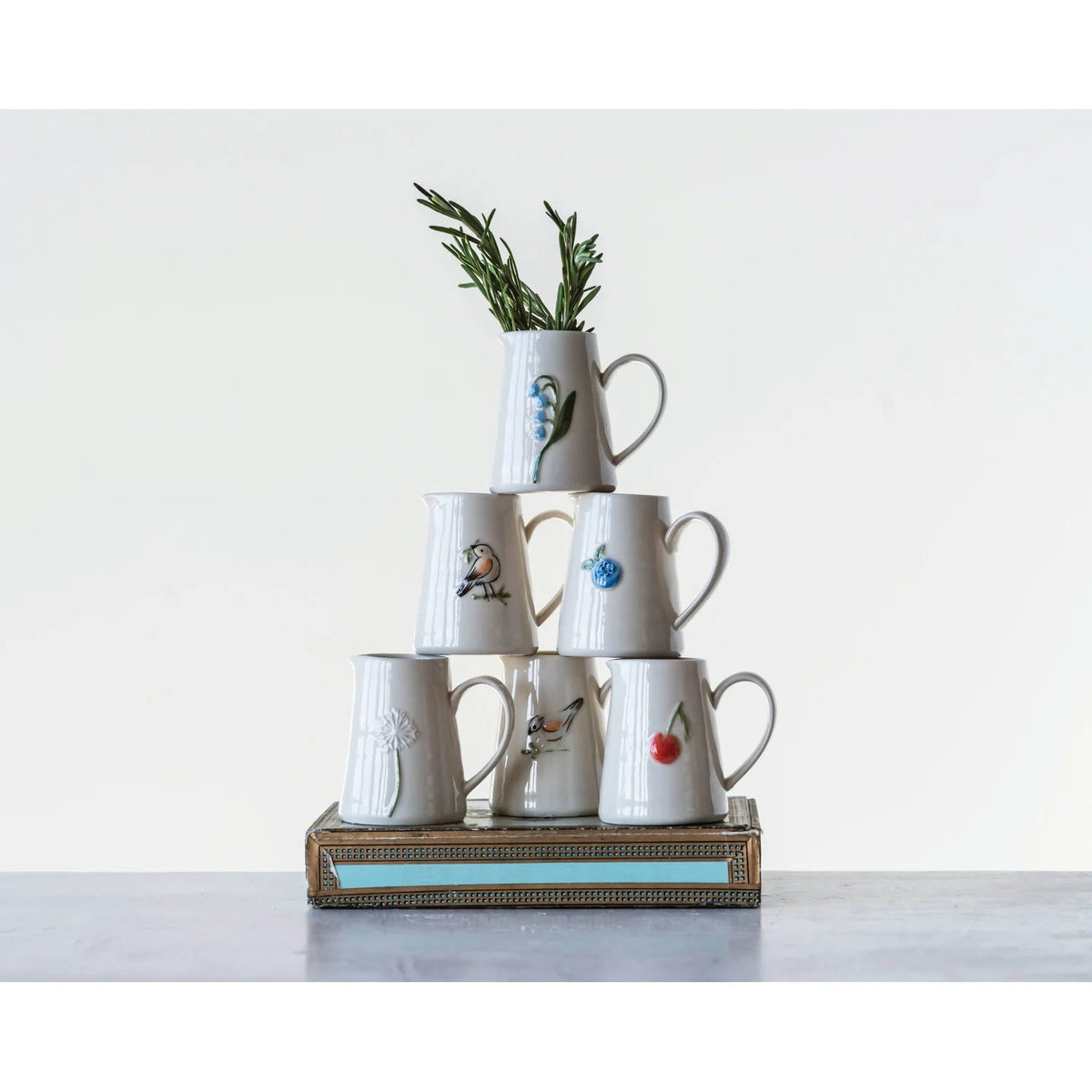 Embossed Creamer - Flea Boutiques