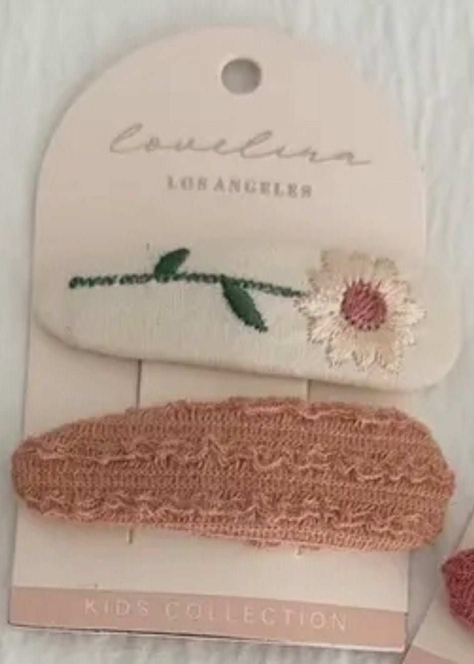 Embroidered Daisy Hair Clip - Flea Boutiques
