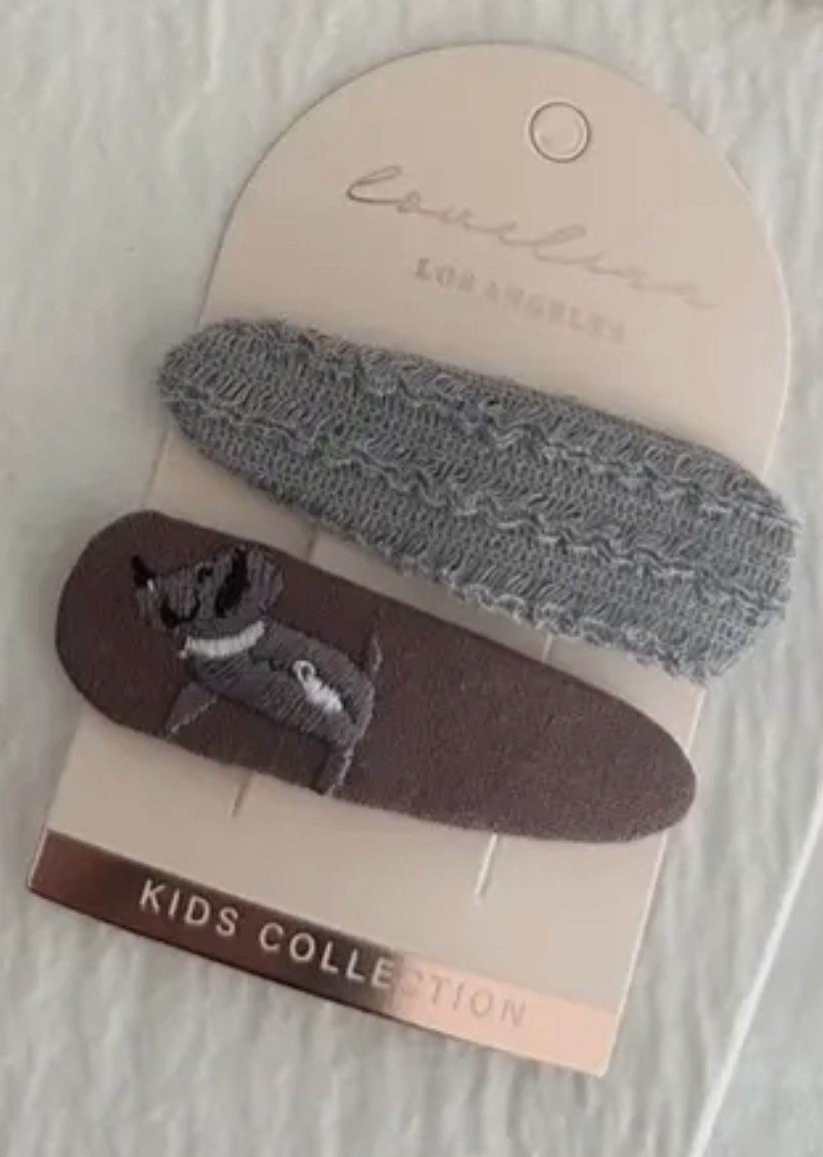 Embroidered Dog Hair Clip - Flea Boutiques