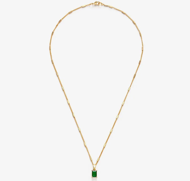 Emerald Green Necklace - Flea Boutiques