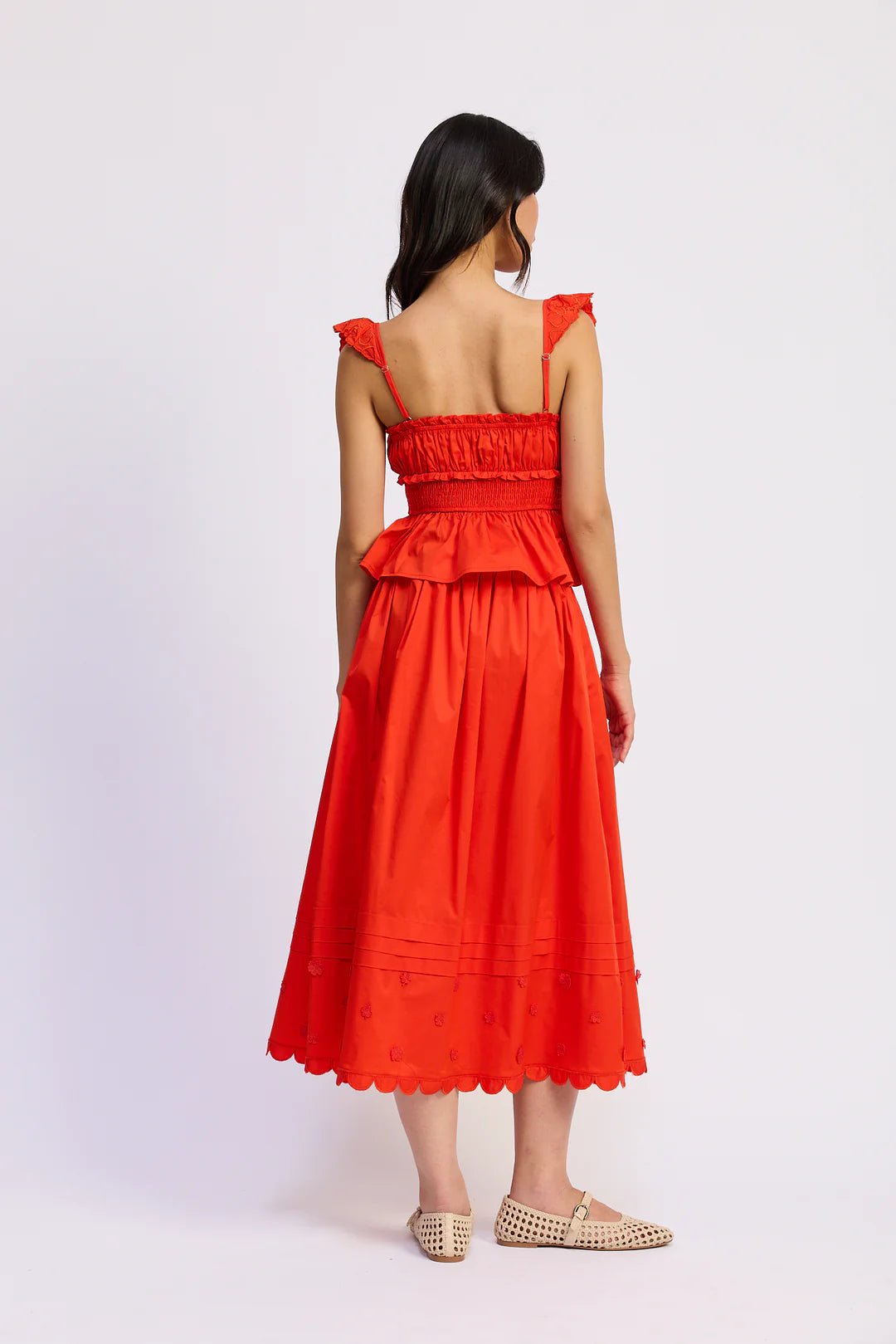 Emerson Ruffle Peplum Top - Flea Boutiques