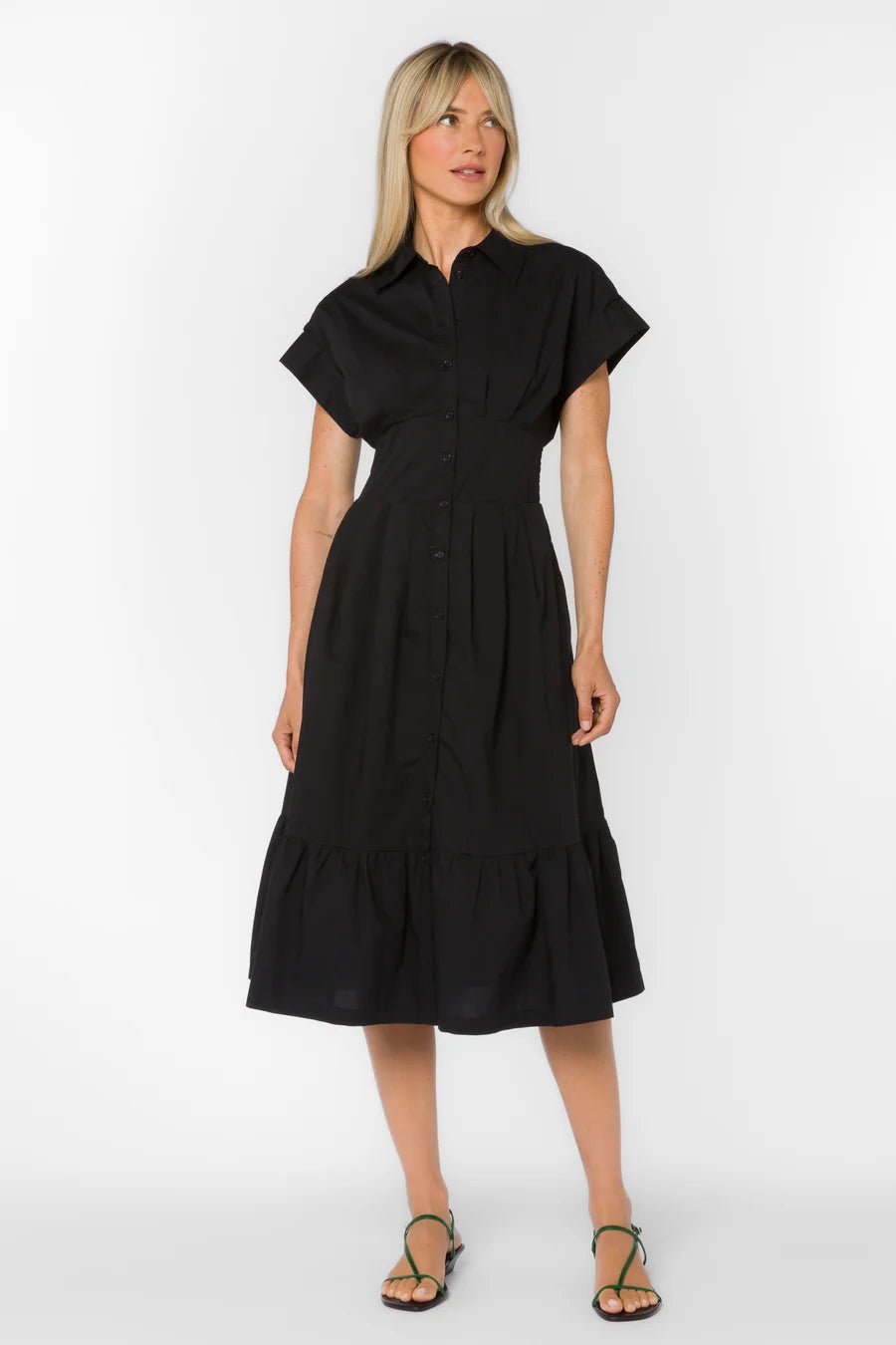 Emily Short Sleeve Dress - Flea Boutiques