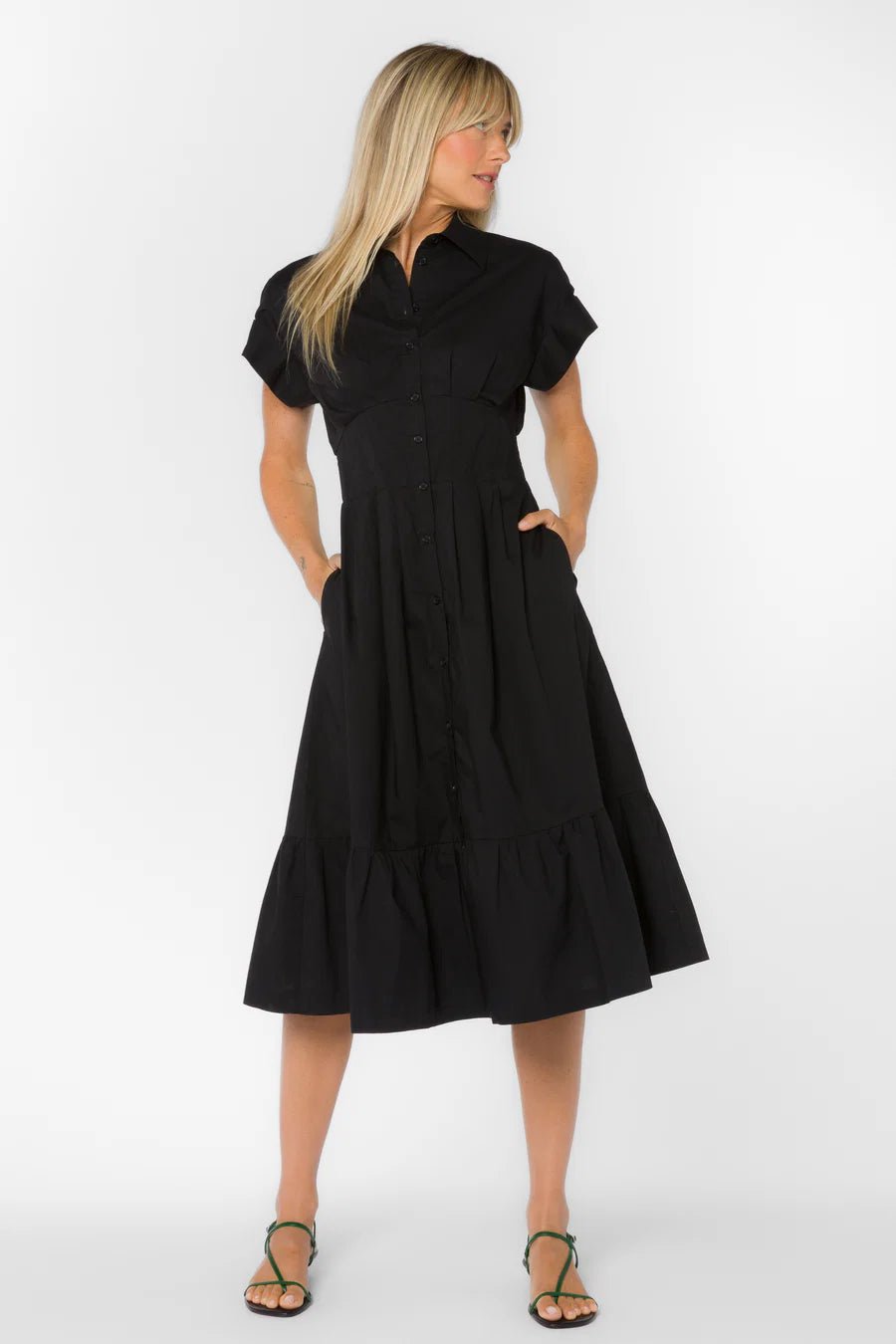 Emily Short Sleeve Dress - Flea Boutiques