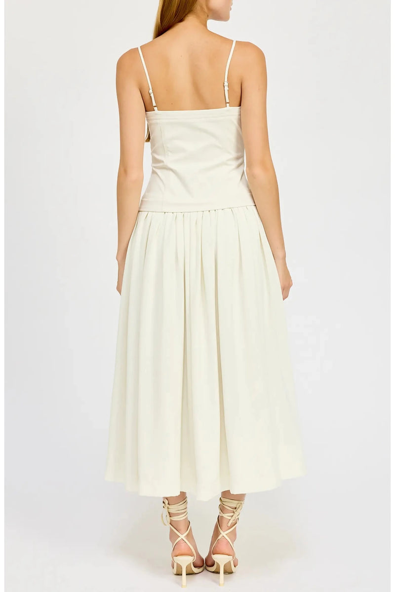 En Saison Corset Top Maxi Dress - Flea Boutiques