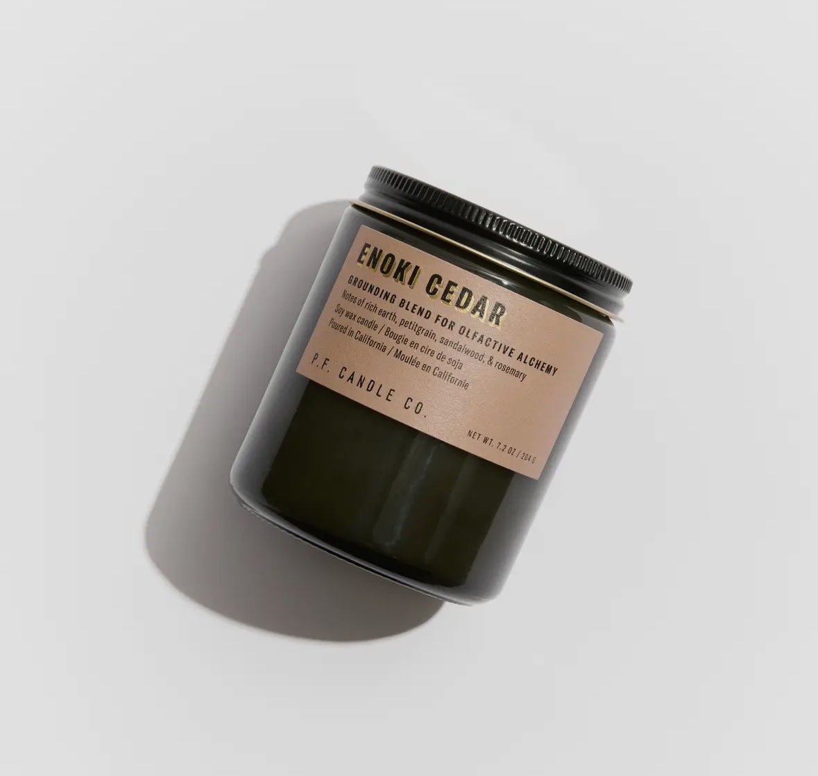 Enoki Cedar Soy Candle - Flea Boutiques