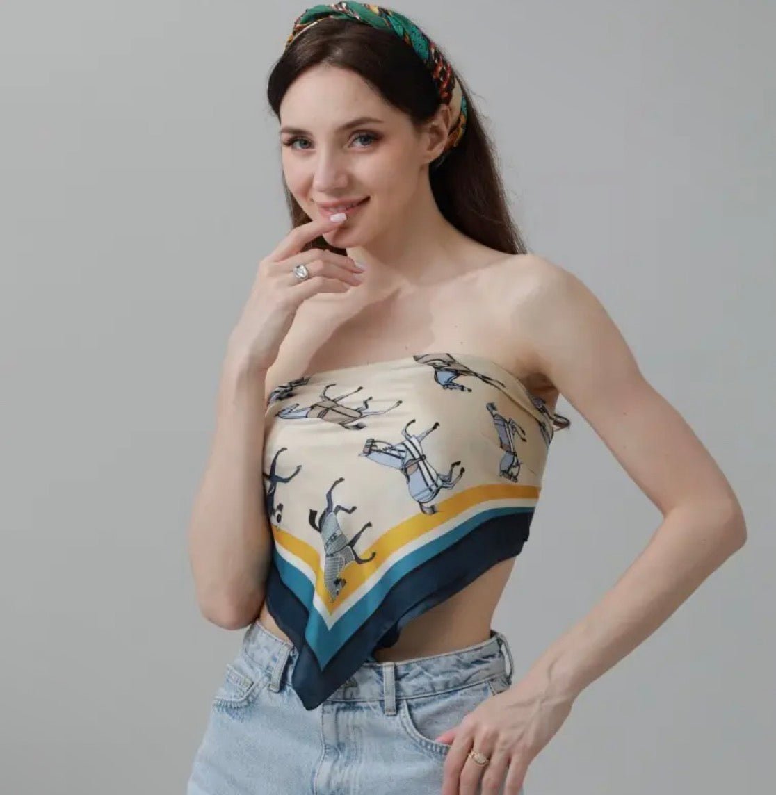 Equestrian Bandana Scarf - Flea Boutiques