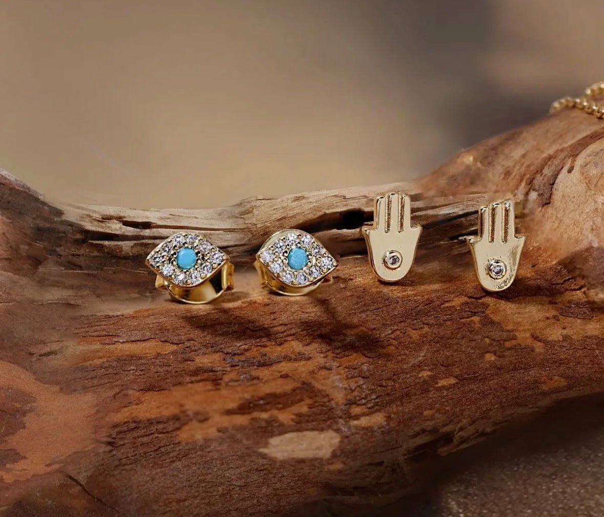 Evil Eye Studs - Flea Boutiques