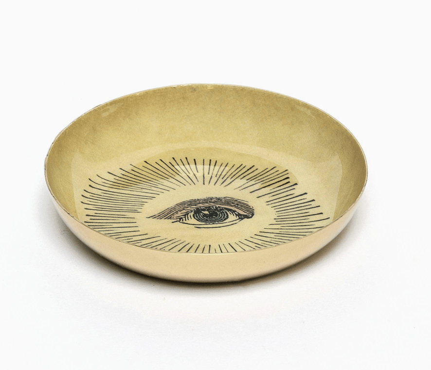 Eye Enamel Printed Tray - Flea Boutiques