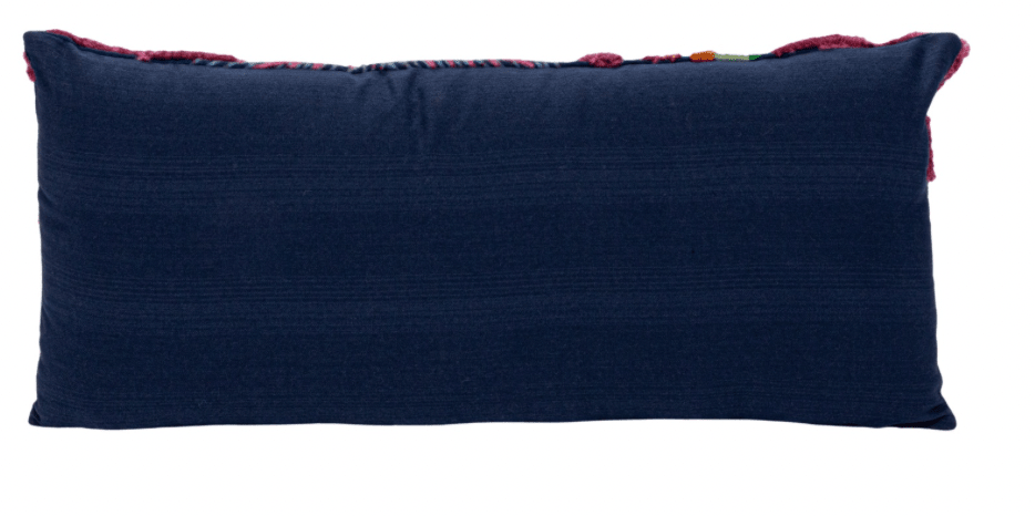 Fabric Pillow with Tufted Botanicals - Flea Boutiques