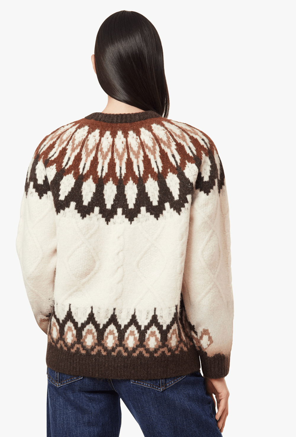 Fairisle & Cable Sweater - Flea Boutiques
