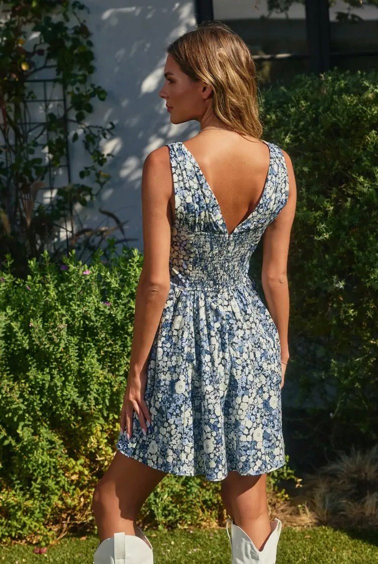 Field Corset Mini Dress - Flea Boutiques