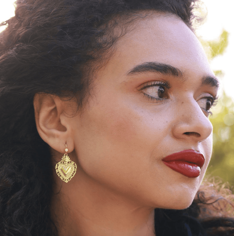 Flame of Love Earrings - Flea Boutiques