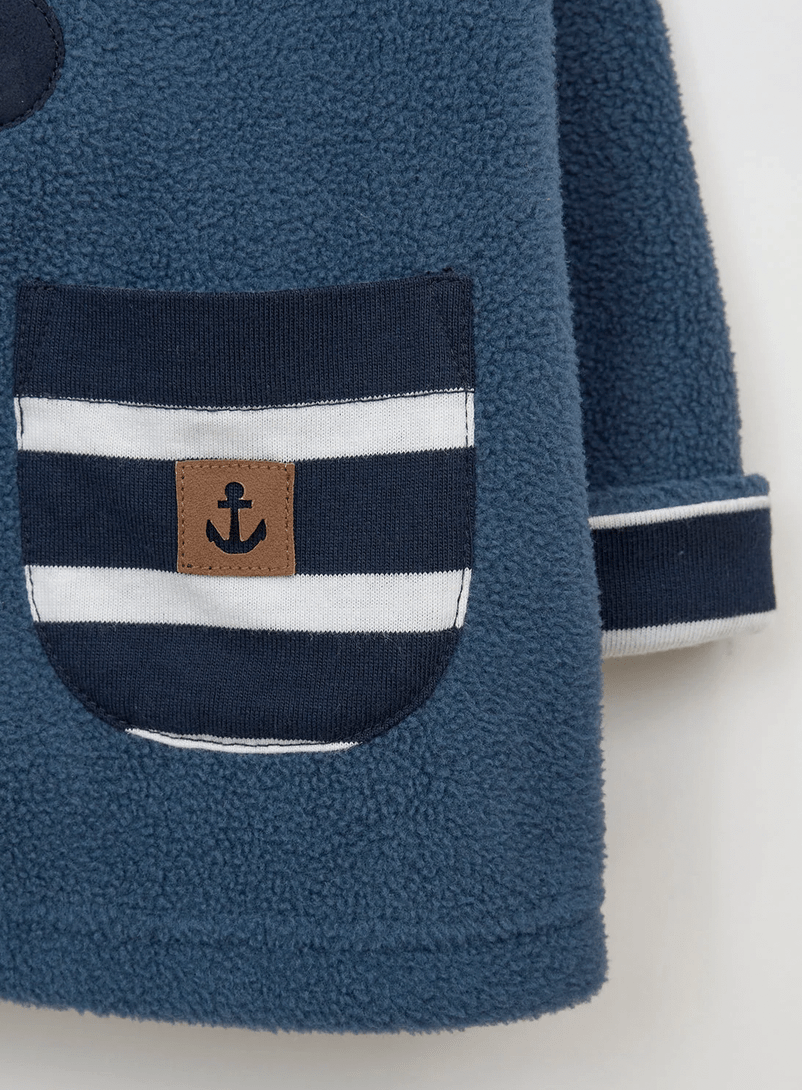 Fleece Jacket with Toggles - Flea Boutiques