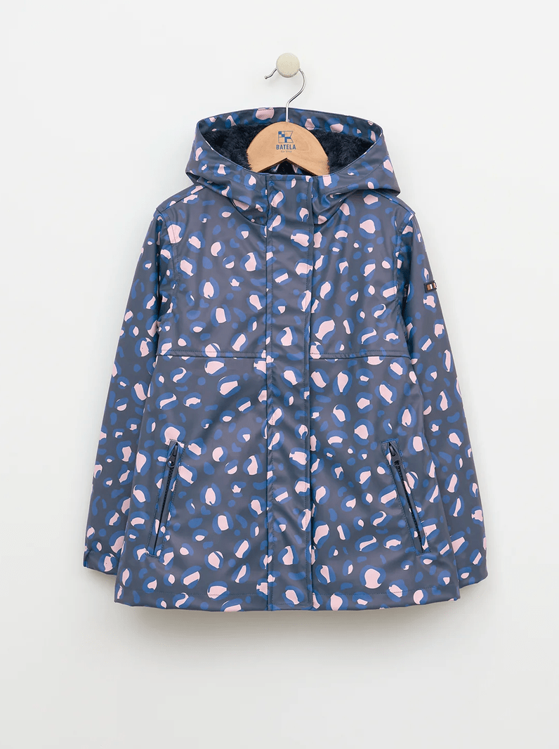 Fleece Lined Hooded Coat - Flea Boutiques