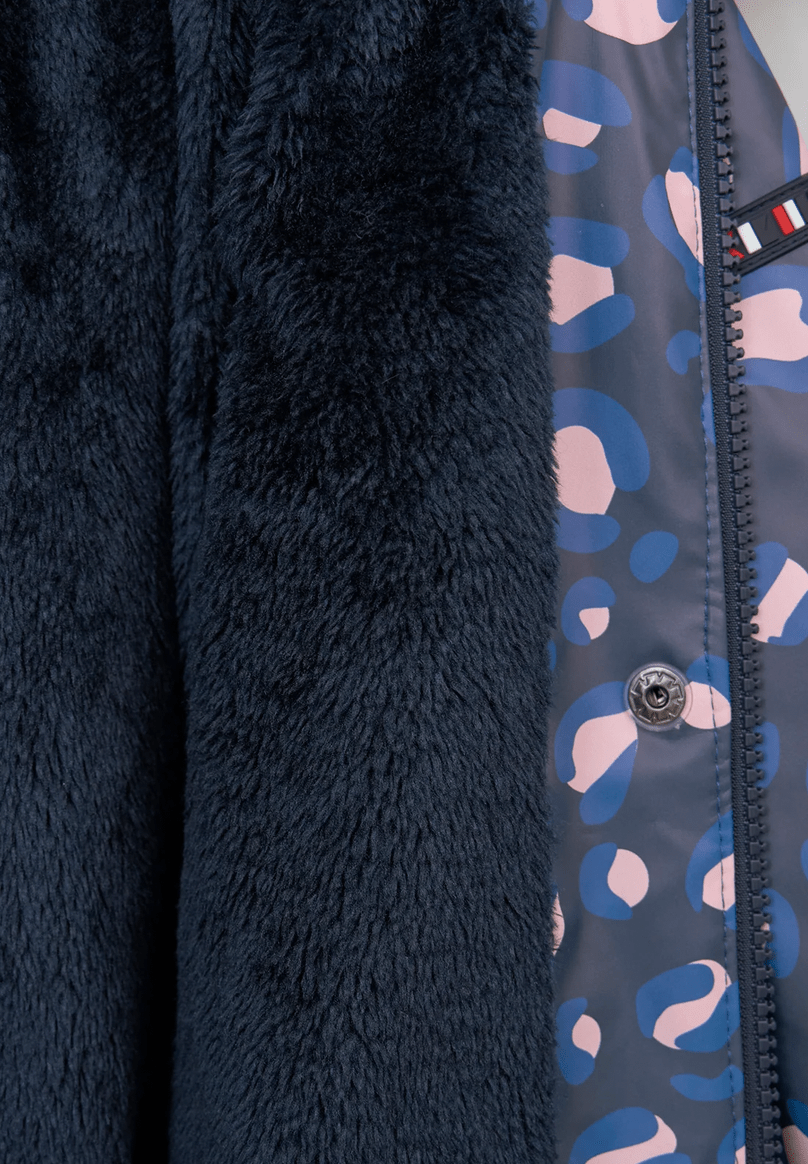 Fleece Lined Hooded Coat - Flea Boutiques