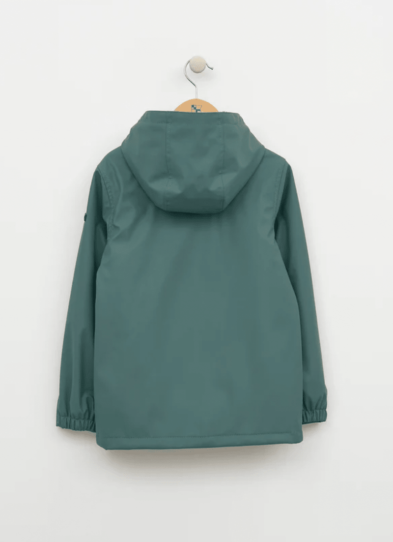Fleece Lined PU Raincoat - Flea Boutiques