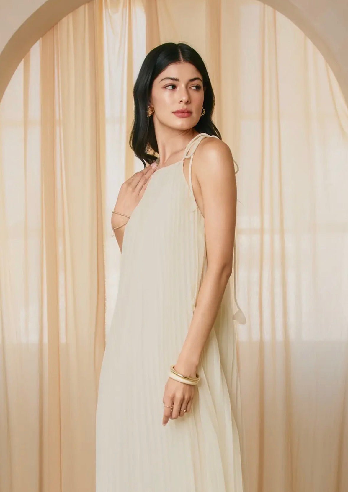 Fleur Eternelle Pleated Dress - Flea Boutiques