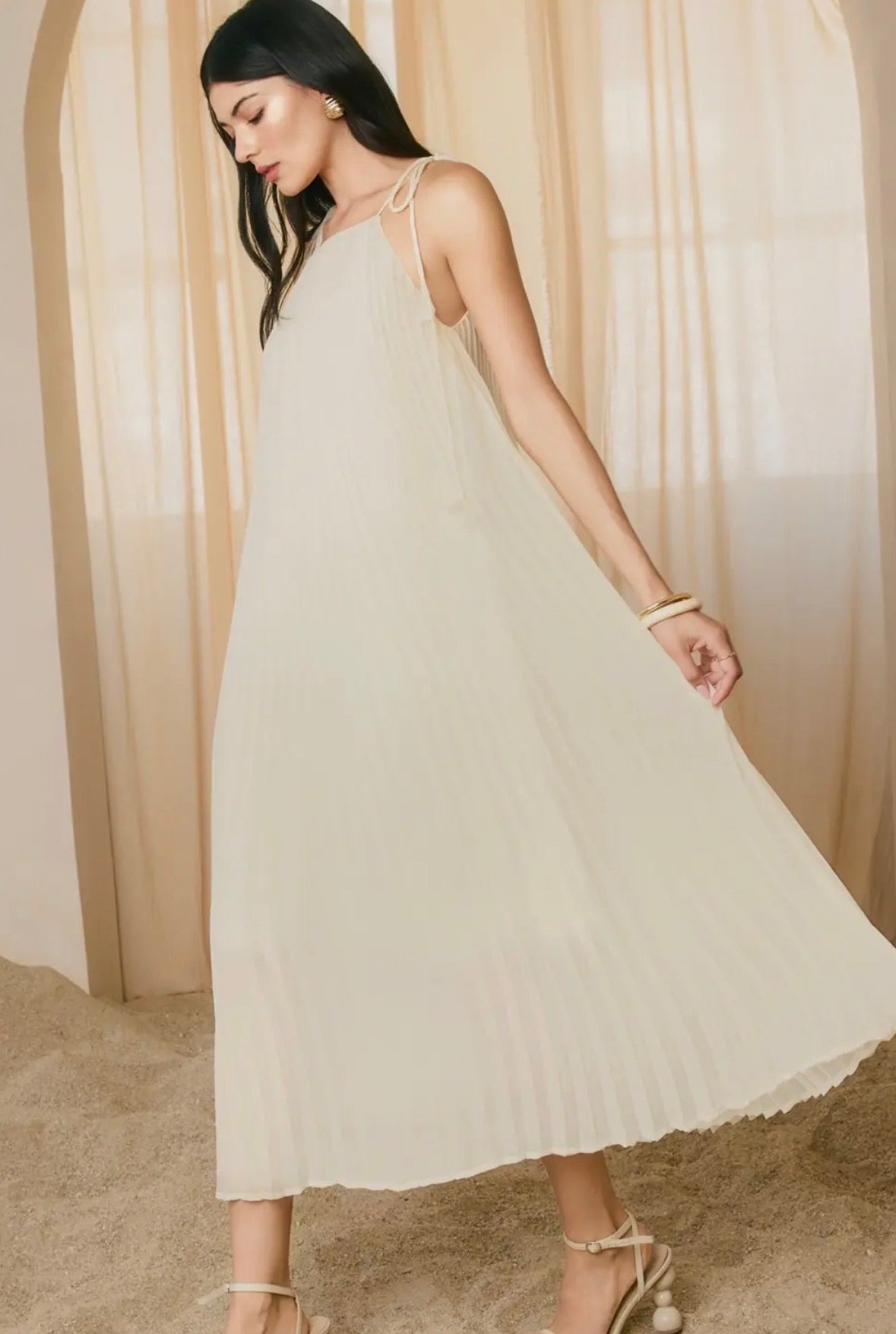 Fleur Eternelle Pleated Dress - Flea Boutiques