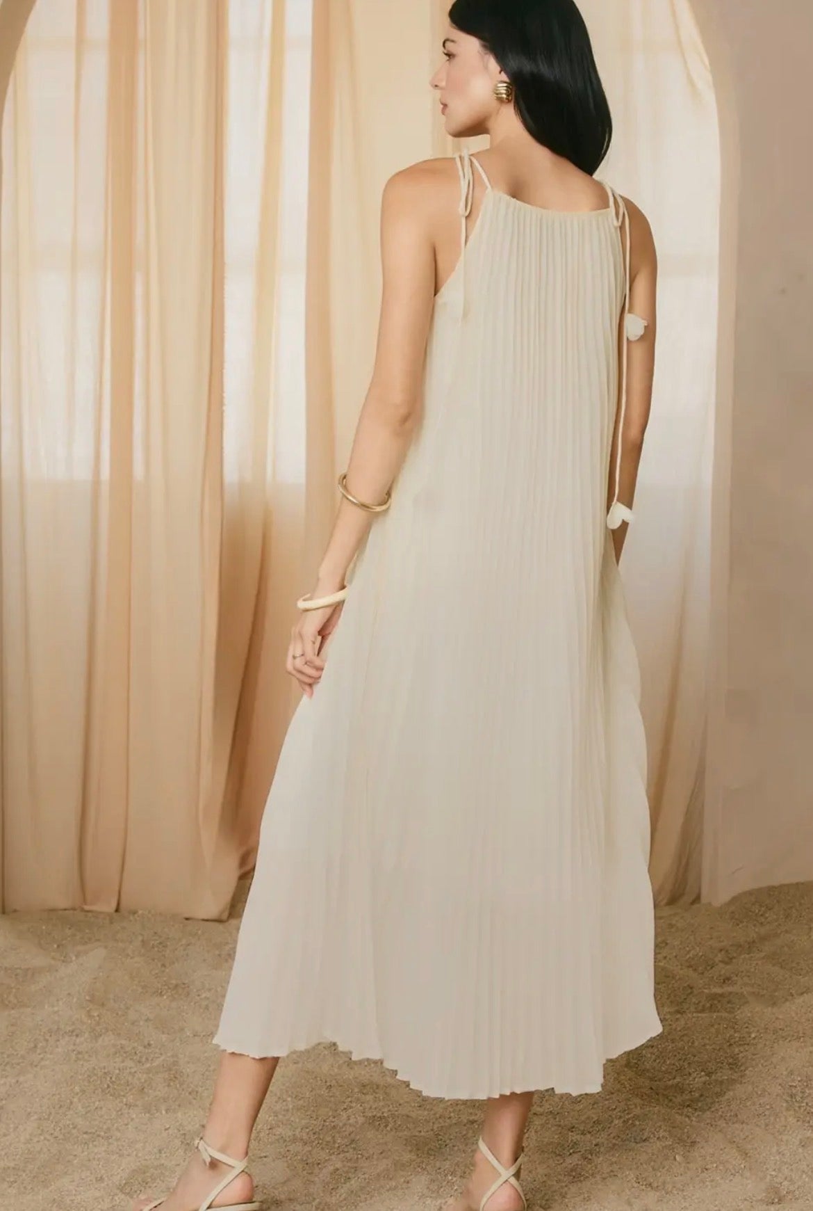 Fleur Eternelle Pleated Dress - Flea Boutiques