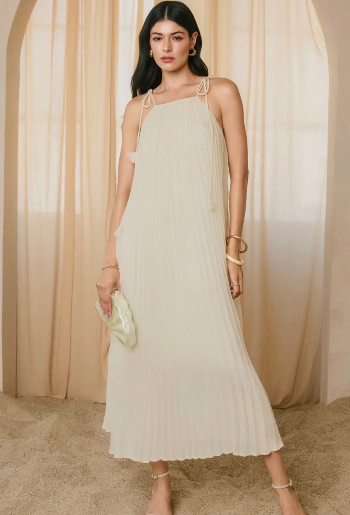 Fleur Eternelle Pleated Dress - Flea Boutiques