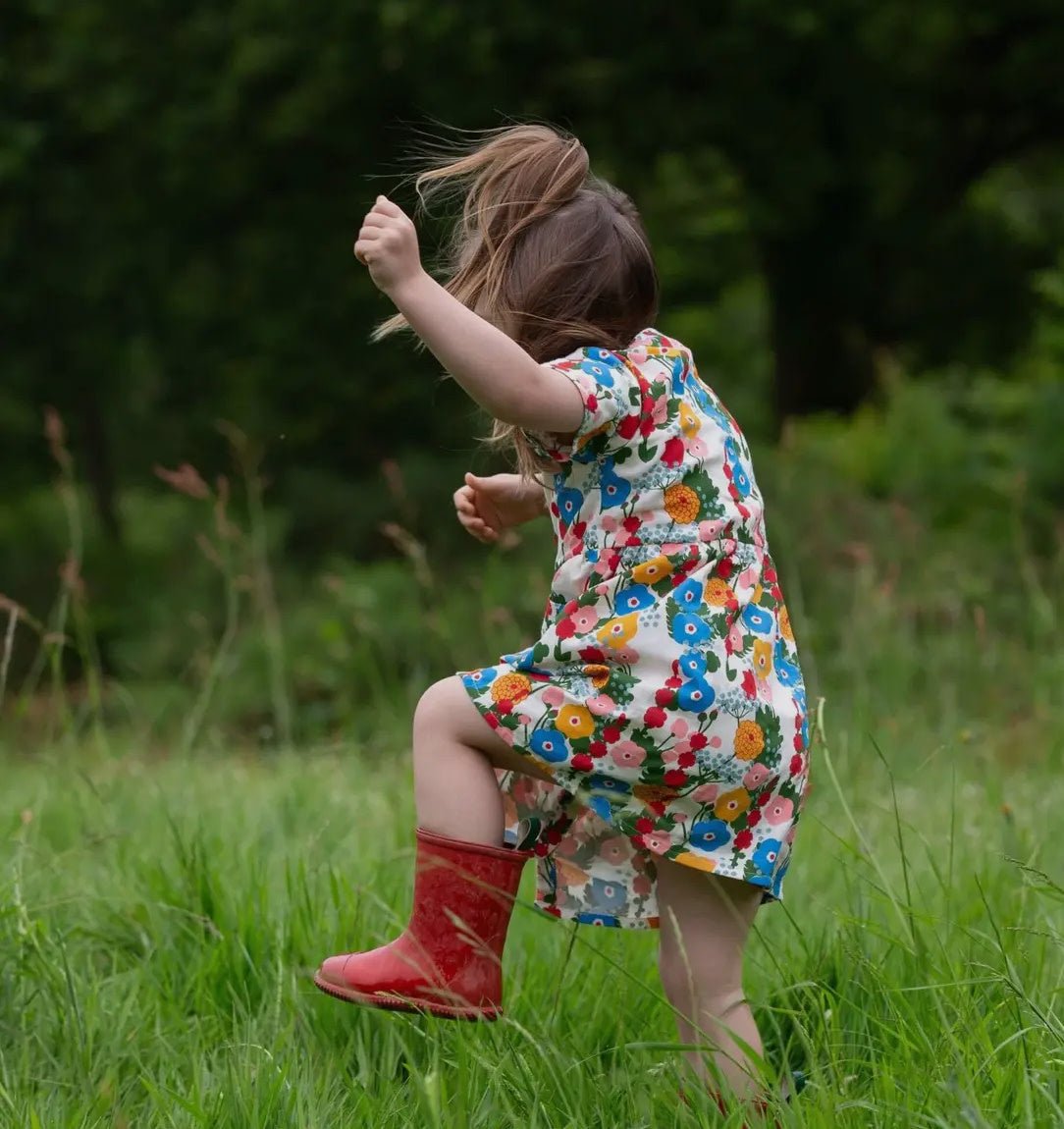 Flora & Fauna Short Sleeve Dress - Flea Boutiques