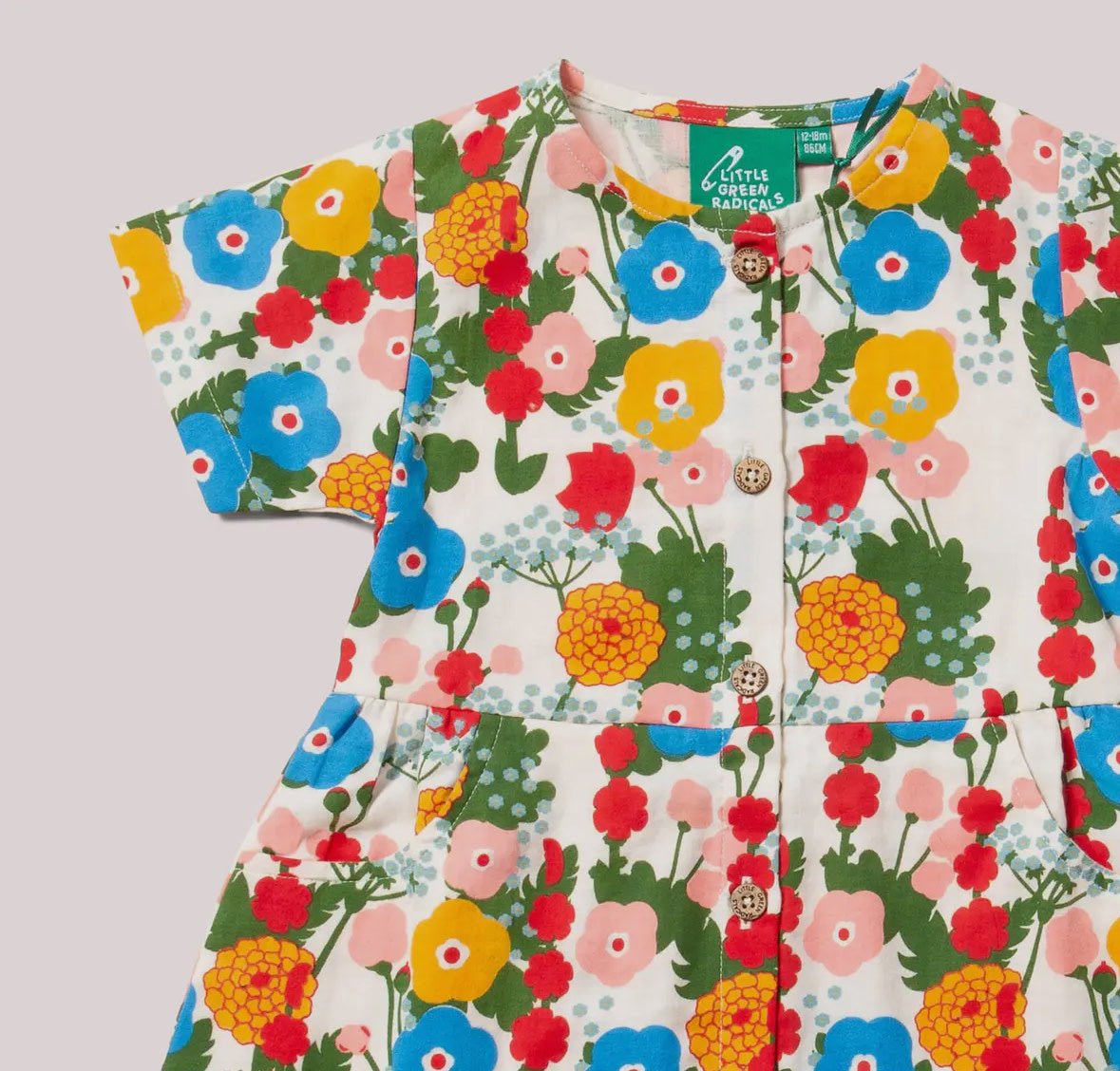 Flora & Fauna Short Sleeve Dress - Flea Boutiques