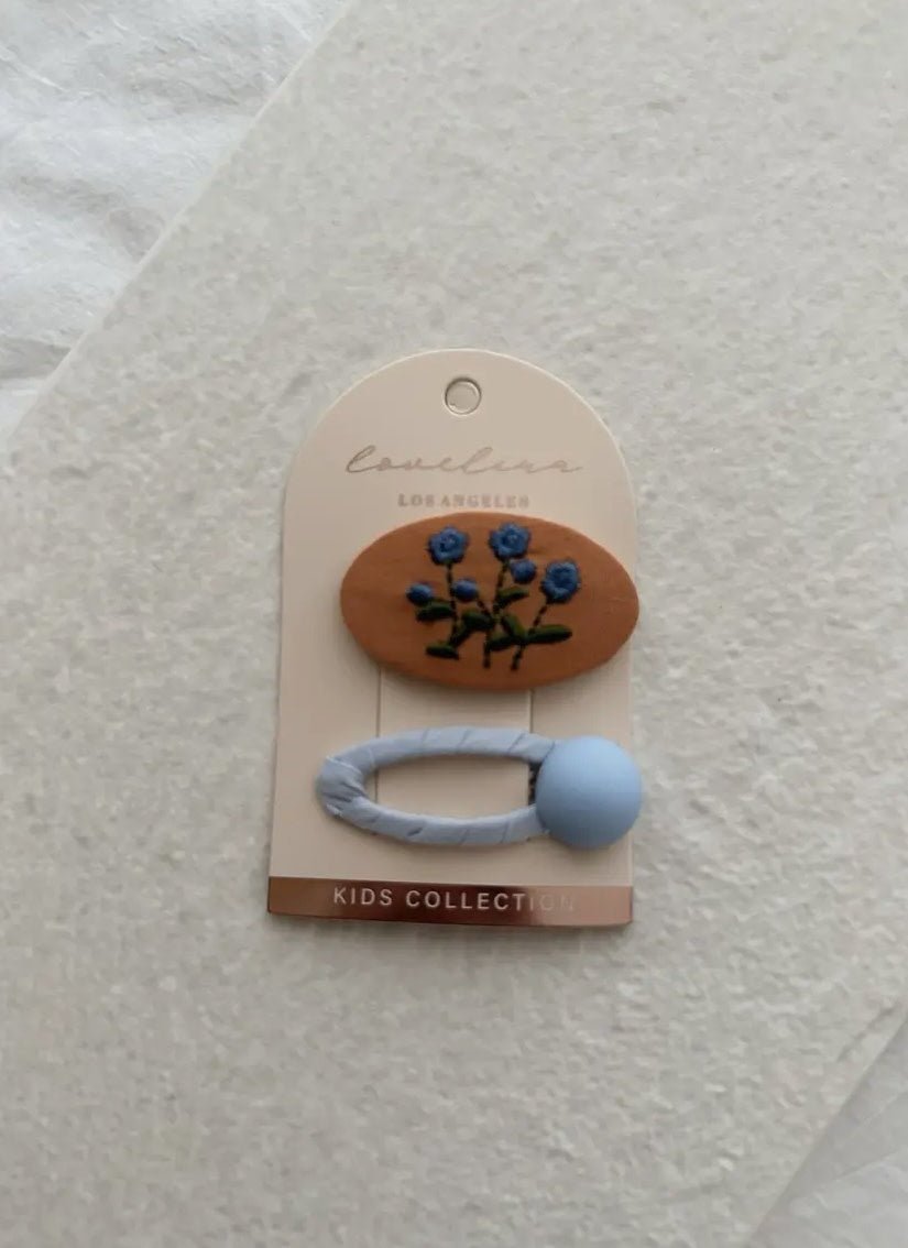 Floral Seasonal Hair Clip Set - Flea Boutiques