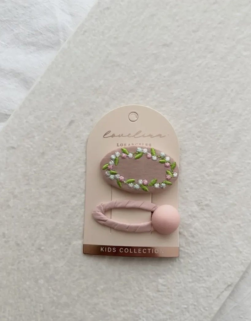 Floral Seasonal Hair Clip Set - Flea Boutiques