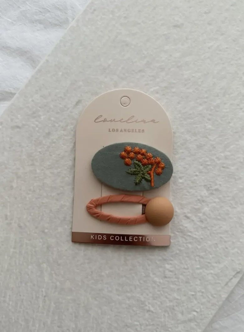 Floral Seasonal Hair Clip Set - Flea Boutiques