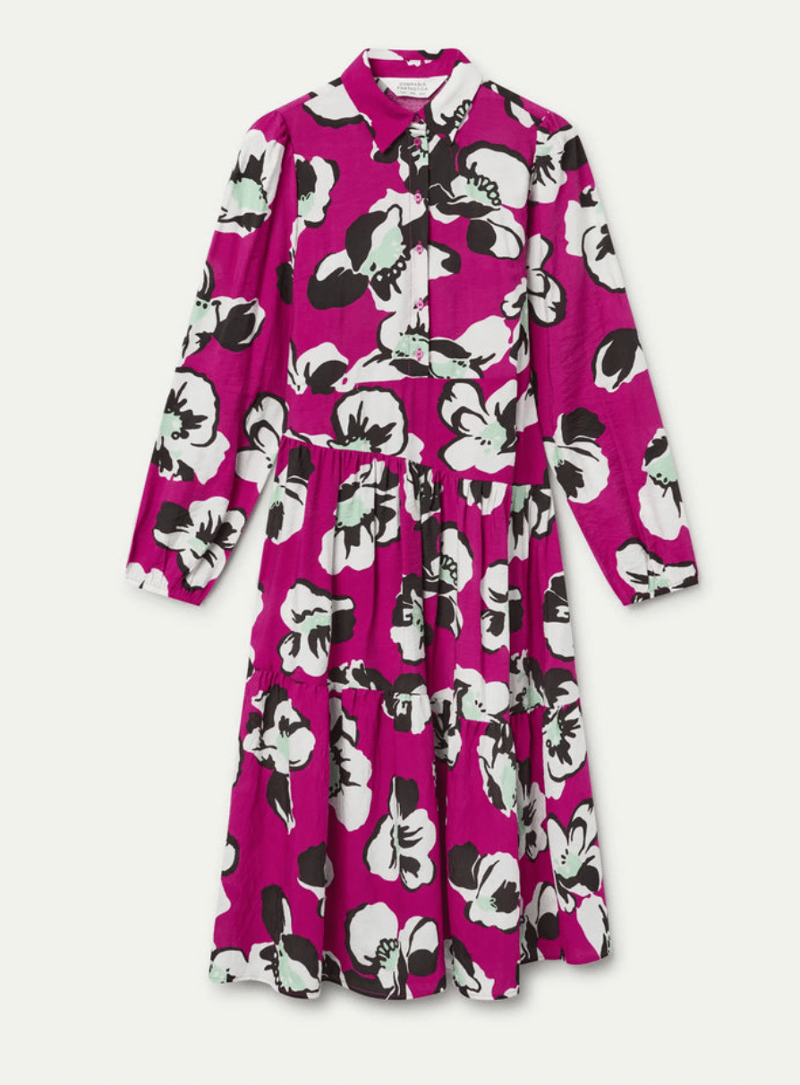 Floral Shirtdress - Flea Boutiques