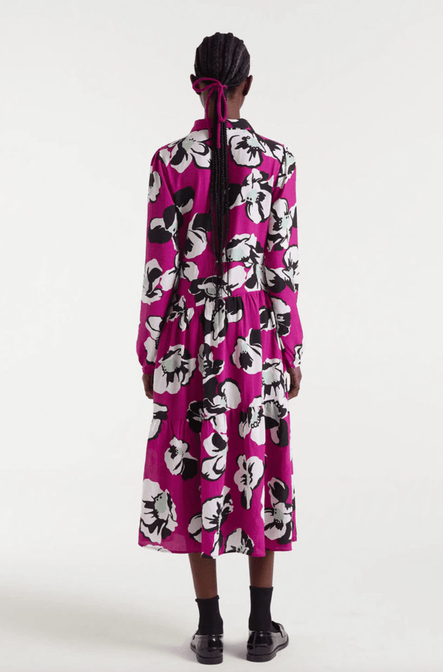 Floral Shirtdress - Flea Boutiques