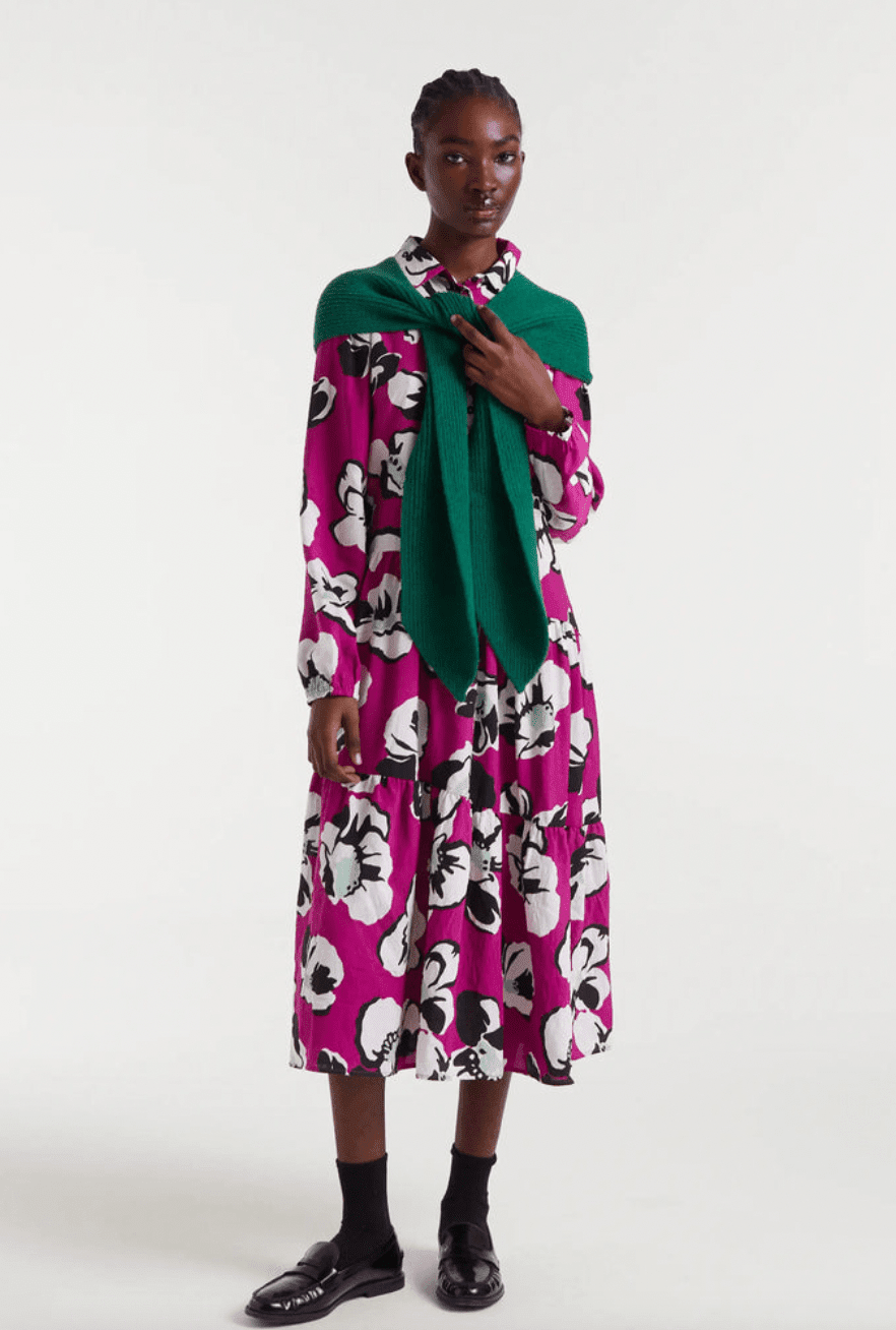 Floral Shirtdress - Flea Boutiques