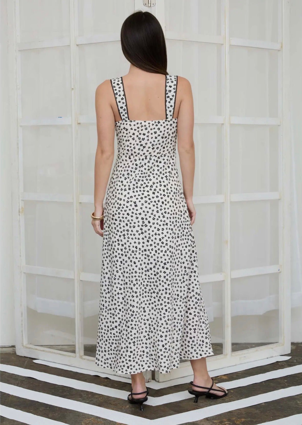 Floral Sweeheart Dress - Flea Boutiques