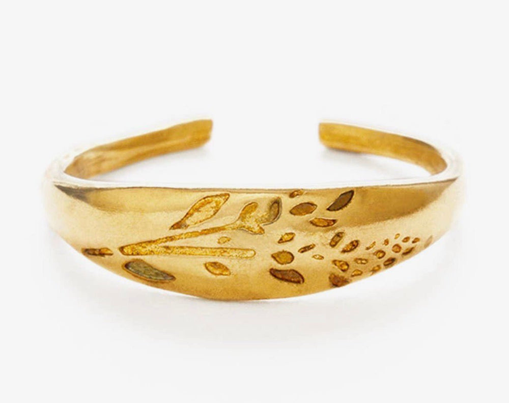 Flower Brass Ring