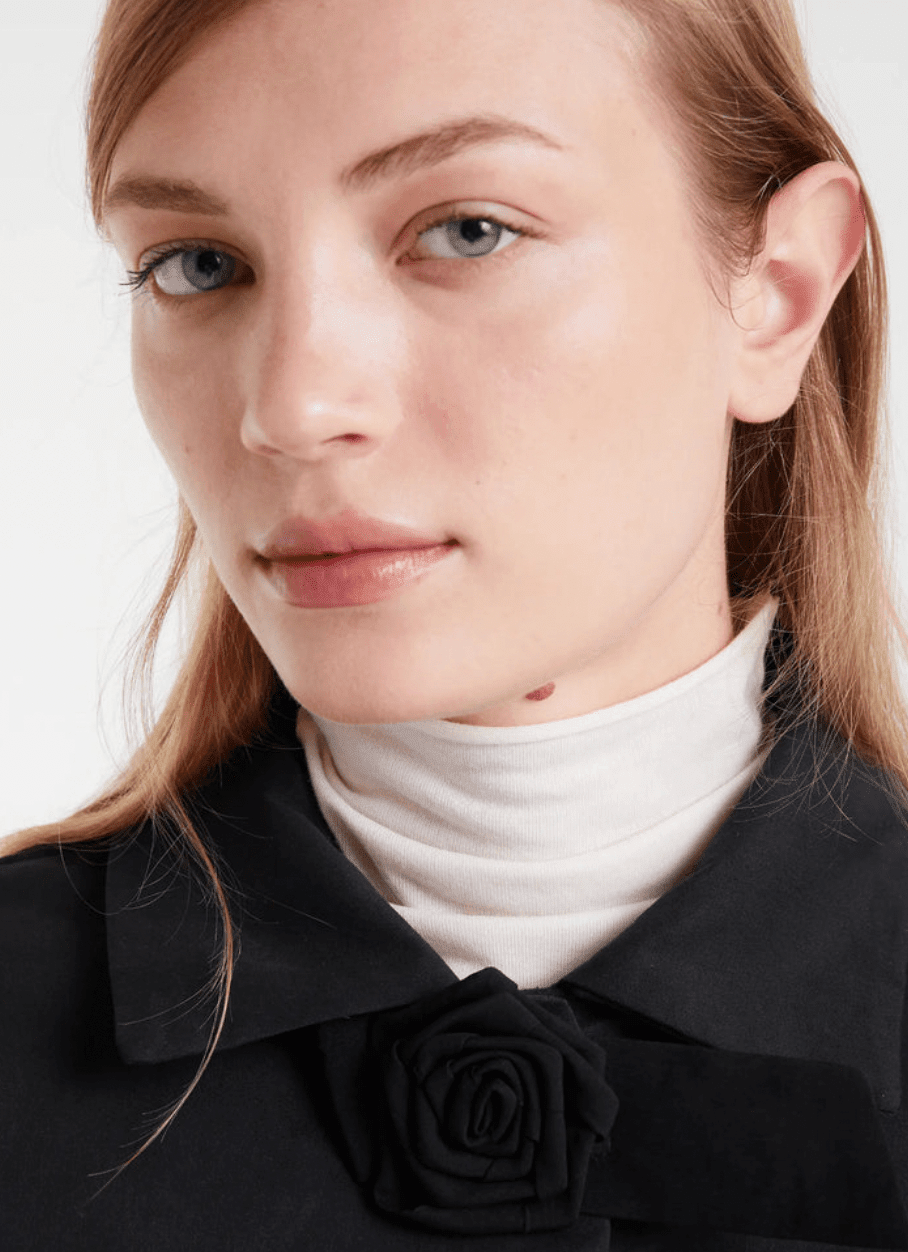 Flower Closure Coat - Flea Boutiques