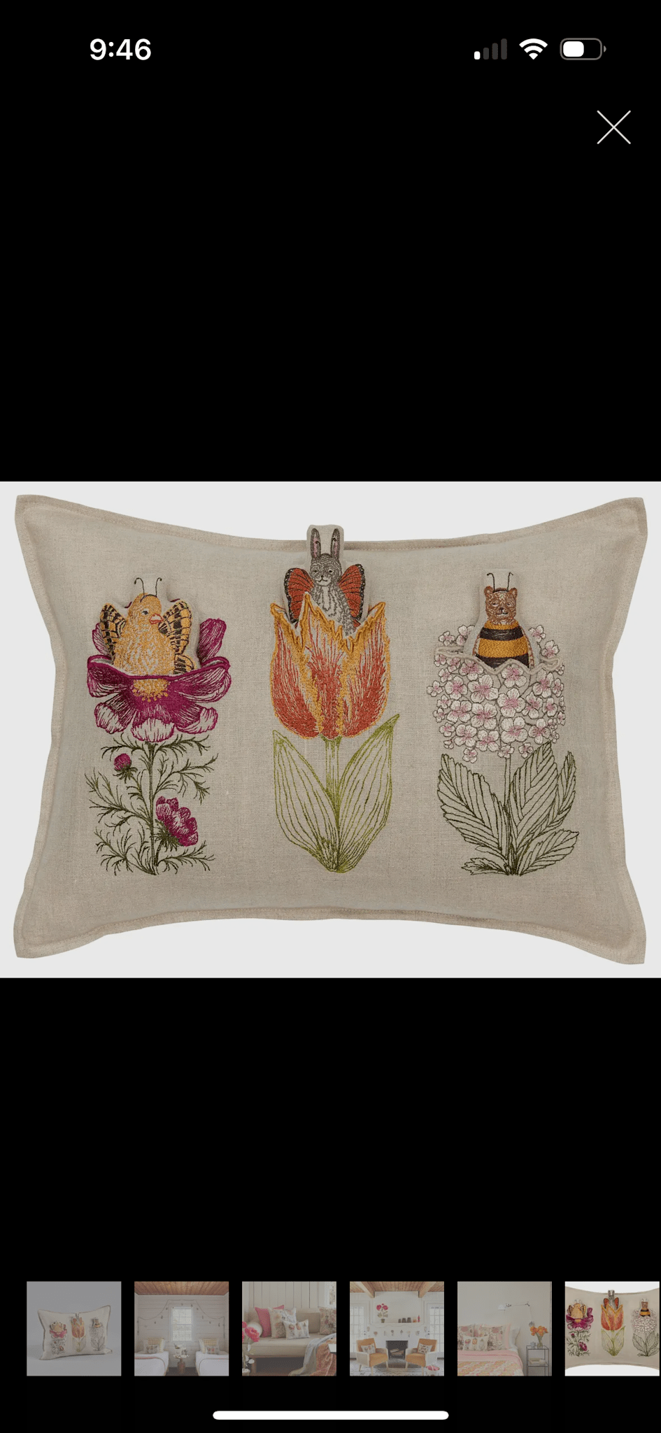 Flower Friends Pocket Pillow - Flea Boutiques