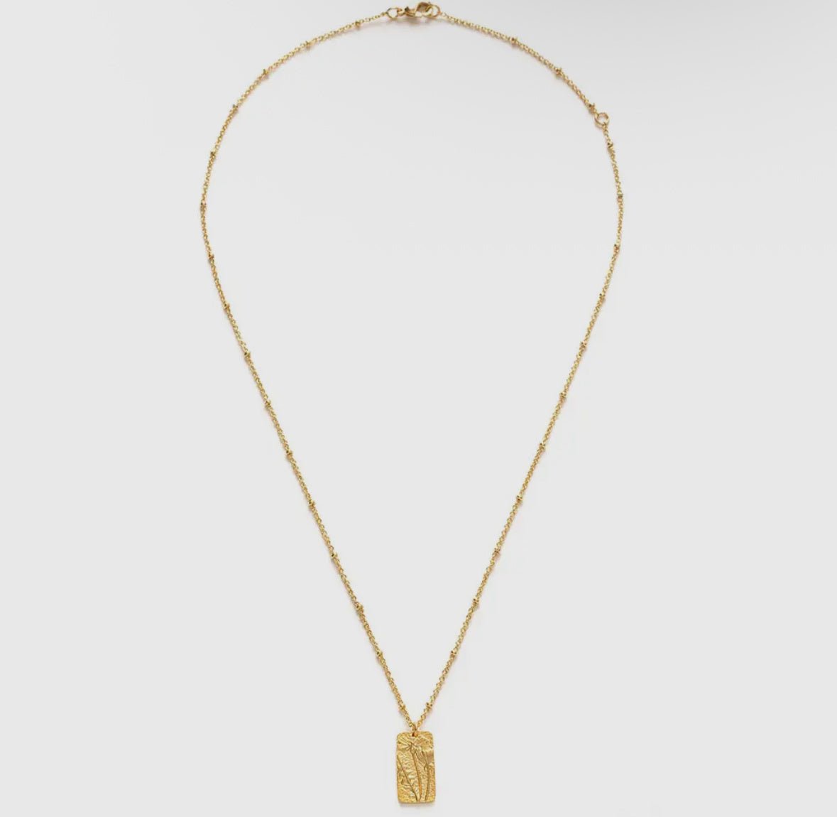 Flower Medallion Necklace - Flea Boutiques