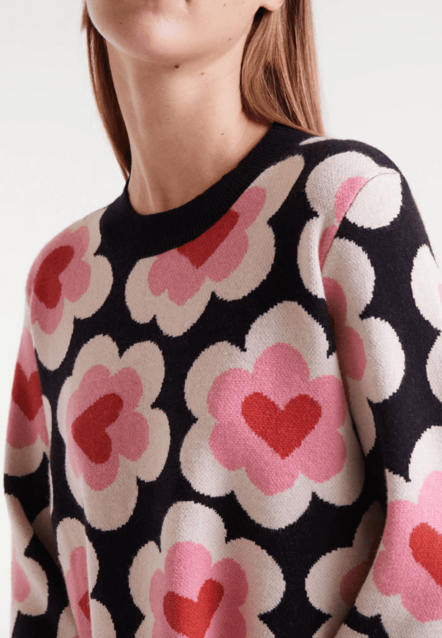 Flower Power Knit Dress - Flea Boutiques