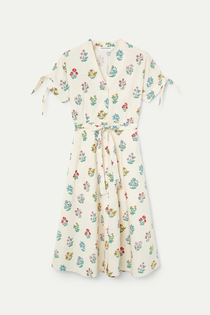 Flower Shirt Dress - Flea Boutiques
